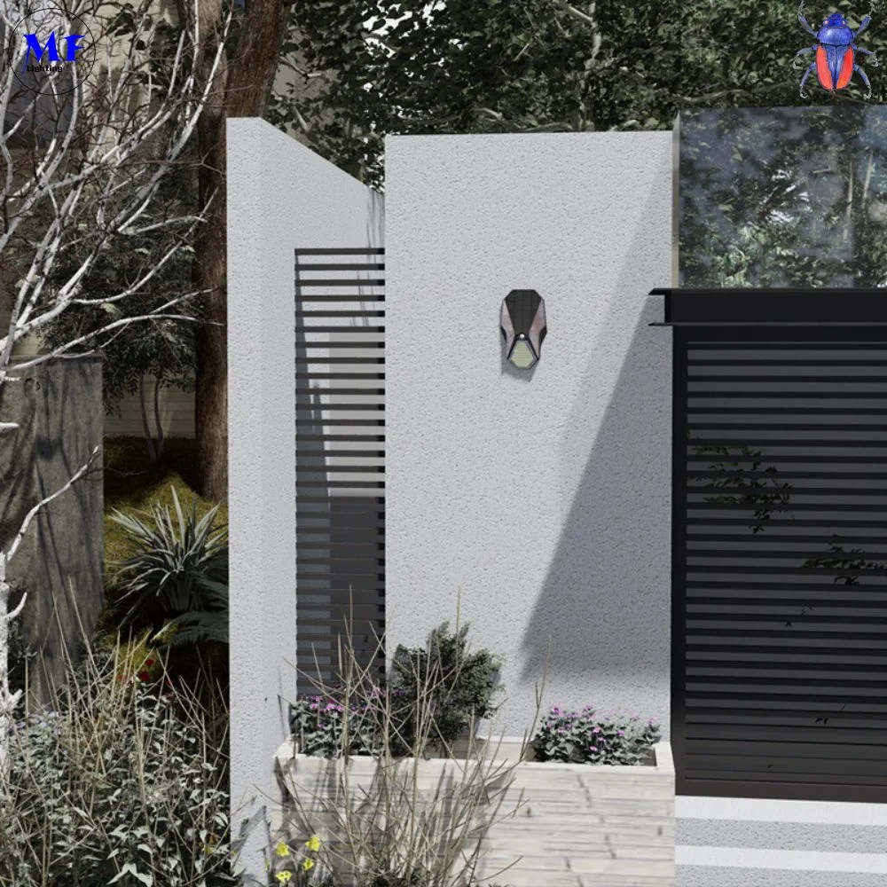 Illuminazione esteriore Luci di sicurezza Luce da giardino Ignifuga IP65 CE RoHS Buona qualità Luci solari esteriori LED Dal crepuscolo all'alba 2