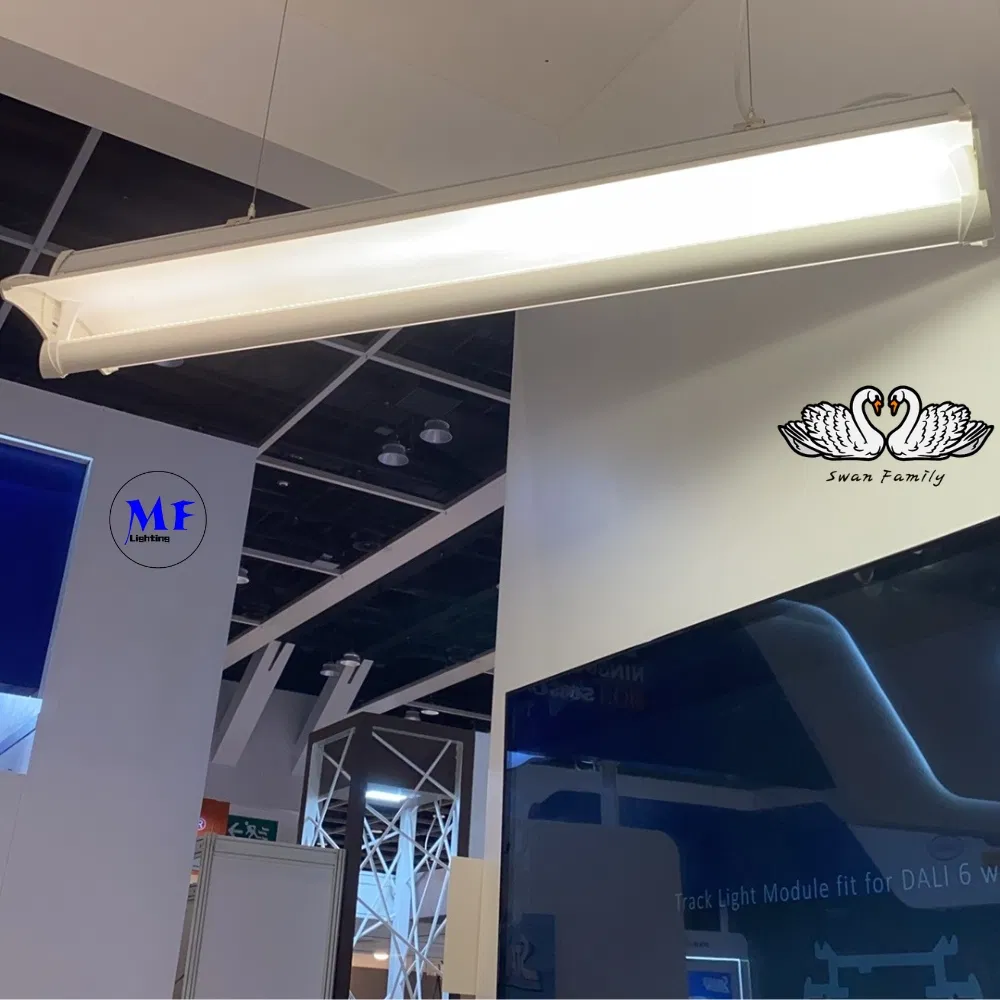 Luce lineare a binario LED Blu 2 pannelli Plastica Fruttivendolo Supermercato Magazzino Libreria Officina Stoccaggio Biciclette Ufficio Negozio di Abbigliamento 1
