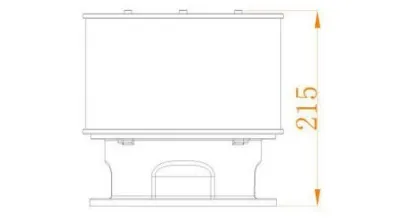 Lumiere di ostacolo all'aviazione a LED Fotocellula di fusione IP66Telecomunicazioni Piattaforma offshore di gas giallo 9