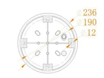 Lumiere di ostacolo all'aviazione a LED Fotocellula di fusione IP66Telecomunicazioni Piattaforma offshore di gas giallo 10