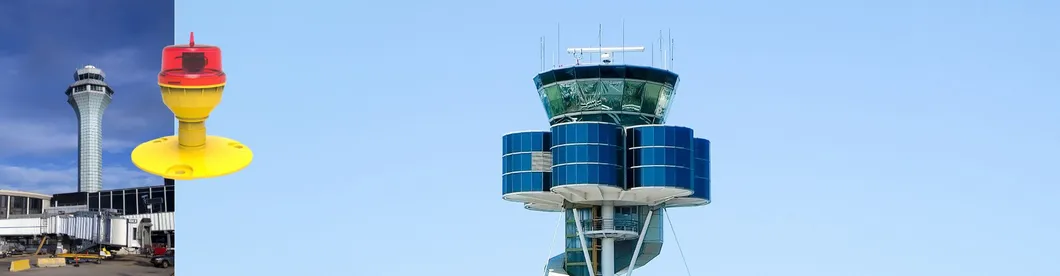 Luce di ostruzione aeronautica a LED IP66 Impermeabile Rosso Bianco Doppia testa Fotocellula integrata Luce di segnalazione ostacoli per aeromobili LED a bassa intensità 8