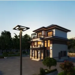 Luce solare da giardino a LED per strada, parete, impermeabile 40W IP65 Ik08, per parchi, sentieri, marciapiedi, scuole, cortili 3