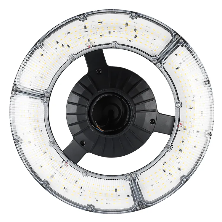 Luce da giardino a LED regolabile 150W IP65 incorporata impermeabile 130lm/W Rotonda Nera Cortile Parco Cortile Punto superiore 0