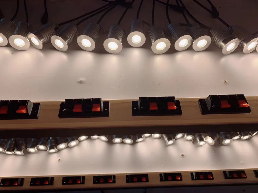 Luce a LED per gradini, vialetti 12V 3W 24V IP65, quadrata, interrata, per camminamenti, percorsi pedonali, yacht, giardino, vialetto 1