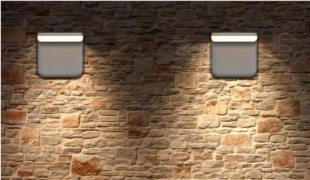 Luce solare da parete a LED moderna, innovativa, intelligente, semplice, batteria al litio, monocristallina, nera, solare, IP66, impermeabile, pressofusa 2