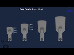 165lm/w Connettore NEMA LED Street Light IP66 IK08 Impermeabile