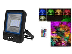 Luce di inondazione impermeabile all'aperto del proiettore IP66 LED di RGBW 10W 20W 30W 50W 100W con telecomando