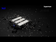 Luce di inondazione LED ad alto potere 1500W 1800W L'alto potere ha condotto la luce di inondazione principale nera delle luci di inondazione dello stadio