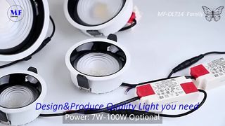 Soluzione di illuminazione commerciale da incasso a LED ad alta potenza da 100 W