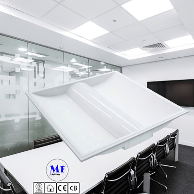 Commercial Lighting LED Panel Light Ceiling Troffer Light Fixtures 50W 2*4FT Flame-Retardant Anti Glare Dimmable Ceiling