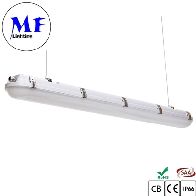 LED Tunnel Light IP66 Tri Proof Light  With Motion Sensor And Emergency Back Up