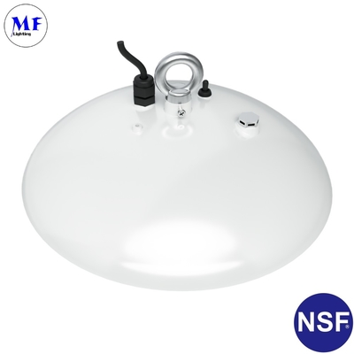 NSF IP66 UFO LED High Bay Light Ceiling 60W 100W 150W 200W For Food Processing Industry