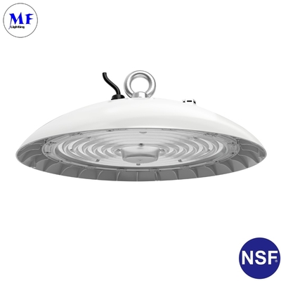 NSF IP66 UFO LED High Bay Light Ceiling 60W 100W 150W 200W For Food Processing Industry