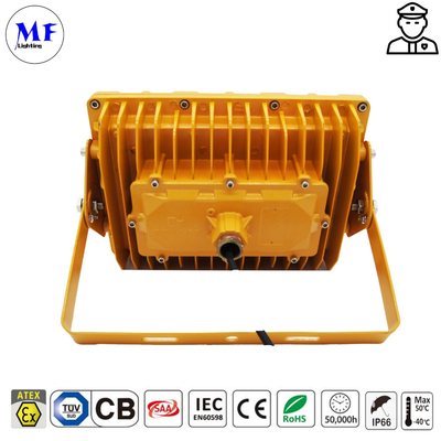 LED Explosion Proof Light Atex Certified High Power ADC12 Aluminum Housing Zone 1 Zone 2 LNG Gas Station Oil Industry