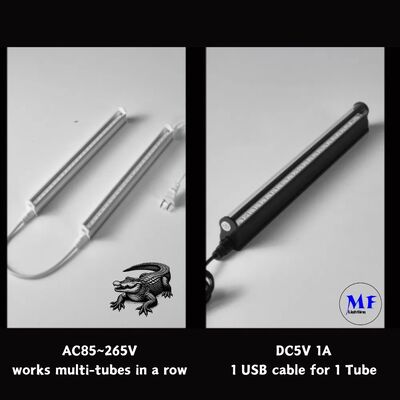 Factory Price High Power 6W PC and Alu Material IP43 Customized UV Party Light UV Light Curing Lamps for Distinguish Money UV Ink Curing