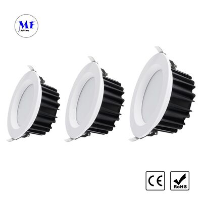 SMD LED Recessed Downlight Triac 5W/10W/25W/40W 0-10V Dali-2 Dt6 Dt8 Dimmable Smart Zigbee Tuya WiFi IP40 Die-Cast Aluminum Ceiling Down Light