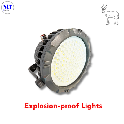 Factory Price IP66 IK08 5 Years Warranty LED ATEX Certified Explosion Proof High Bay Light -40ºC~+55ºC Working Temp Ex Proof Light for Oil Refinery Chemical Plant