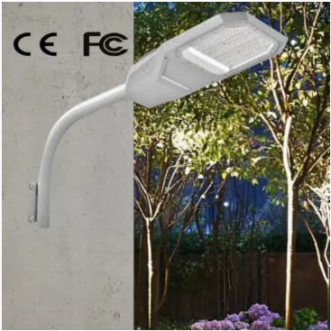 LED Solar Garden Street Wall Light Alluminio impermeabile 200W IP65 Ik08 Compatto Parco Sentiero Marciapiedi Autostrada