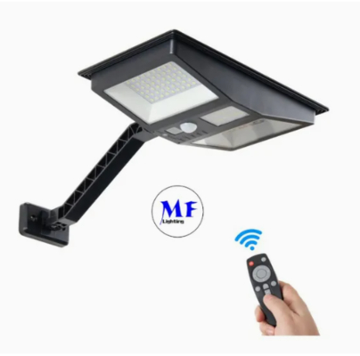 Luce solare da parete a LED moderna, innovativa, intelligente, semplice, batteria al litio, monocristallina, nera, solare, IP66, impermeabile, pressofusa