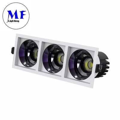 7W10W12W15W Anti-Blare Recessed Spot Down Light,TRIAC/0-10V/DALI-2 Dimmable, 100lm/W CRI90, AC100-277V, 1/2/3 teste