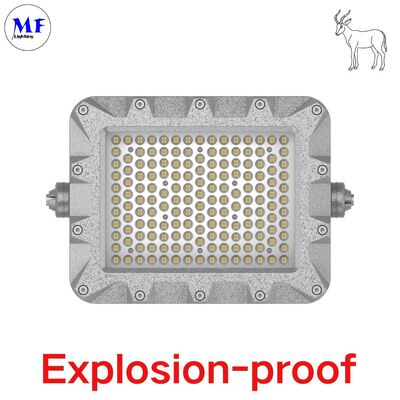 Prezzo di fabbrica 400W Luce a prova di esplosione IECEx ATEX Fusione a stiro di alluminio IP66 IK08 Gas di petrolio Mineria chimica Pericolo marino Industria luce a prova di esplosione LED