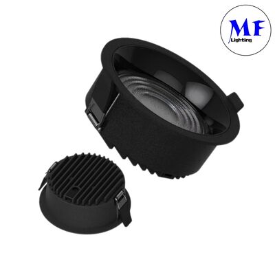 Plafoniera Incassata Alta Potenza Dimmerabile 7W/10W/12W/15W/18W/20W/25W/30W/35W/40W/45W/50W/60W/70W/80W/100W 160LM/W CCT Regolabile Fascio Ampio Dali Spot LED Down Light