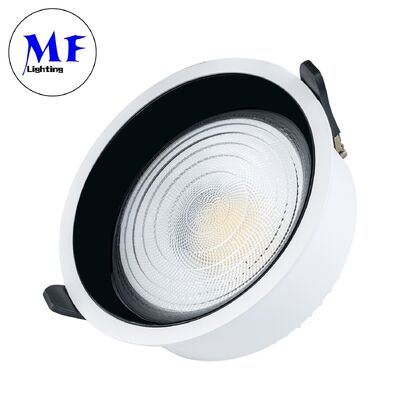 Plafoniera Incassata Antiriflesso SMD LED Downlight 7W10W18W30W50W100W, Fascio 120°, Dimmerabile TRIAC/0-10V/DALI-2, 160LM/W CRI90, 5 Anni di Garanzia