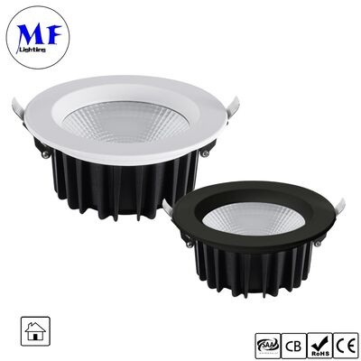 5W 100lm/W Spot Downlight Triac /0-10V/Dali-2/Tuya Zigbee angolo di raggio attenuabile 60° retrocesso anti-abbagliamento COB LED Down Light per luoghi commerciali e residenziali