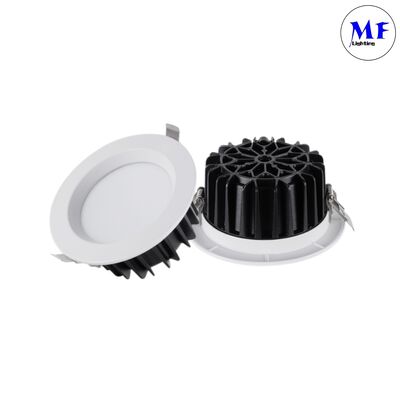 Faretti LED da incasso dimmerabili CCT regolabili ad alta potenza da 5W/7W/10W/12W/15W/20W/25W/30W/35W/40W/45W/50W in alluminio per interni IP40