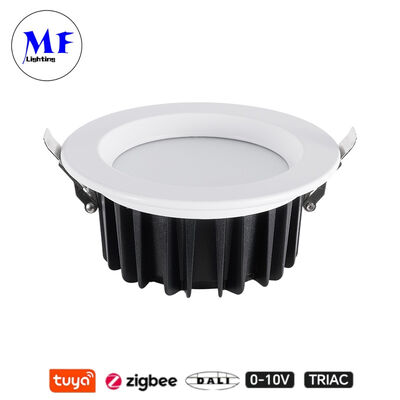 Prezzo di fabbrica IP40 CCT regolabile Triac Dali Tuya Dimmable Smart Zigbee 15W SMD LED Spot da incasso Down Light per cucine, spazi industriali, commerciali e al dettaglio
