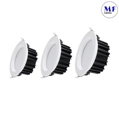 Plafoniera LED SMD IP40 5W/7W/10W/12W/15W/20W/25W/30W/35W/40W/45W/50W Smart CCT Dimmerabile Regolabile Smart Triac Dali 0-10V Plafoniera LED da Incasso in Alluminio