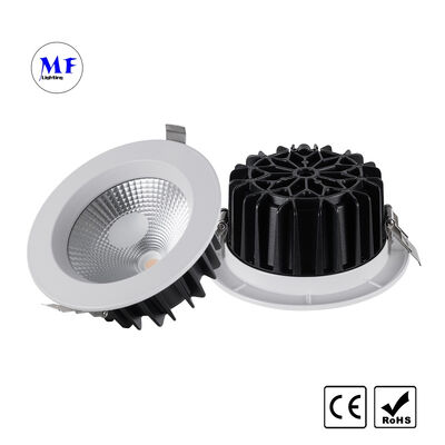 Prezzo di fabbrica COB LED Incasso Downlight 30W Triac 0-10V Dali-2 Dt6 Dt8 Dimmerabile Tuya Zigbee Tuya WiFi Controllo Smart Ugr<19 Lampada da soffitto in alluminio pressofuso