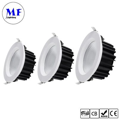 5W CRI90 100lm/W Triac /0-10V/Dali-2/Tuya Zigbee Dimmable LED Spot Downlight Angolo del fascio 60° Recessive Anti-Glare COB LED Down Light per luoghi commerciali