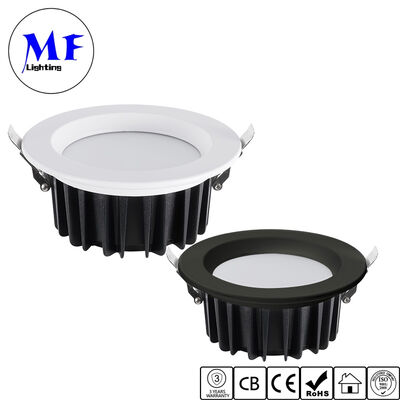 Prezzo di fabbrica IP40 CCT Tunnable Incasso SMD LED Downlight 20W 25W 50W Dimmable Anti-abbagliamento Luce a soffitto con diffusore in PC opale per showroom domestico