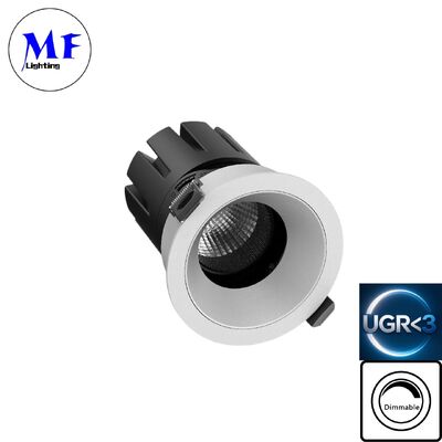 7W LED Down light UGR<3 Antiglare Dimmabile ETL Driver DIP 5CCT Regolabile 100LM/W Alte luci per bagno Spazi commerciali industriali al dettaglio